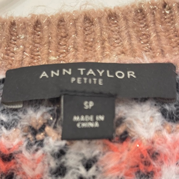 Ann Taylor Small Petite Multi-Color Sweater - Picture 5 of 5